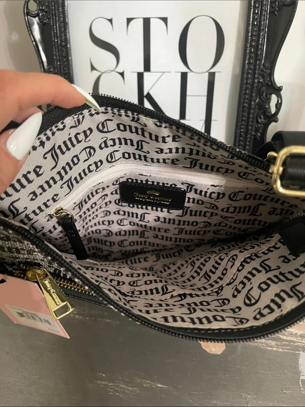 Juicy Couture jacquard logo